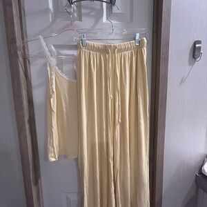 Aerie Light Yellow Pajama Set